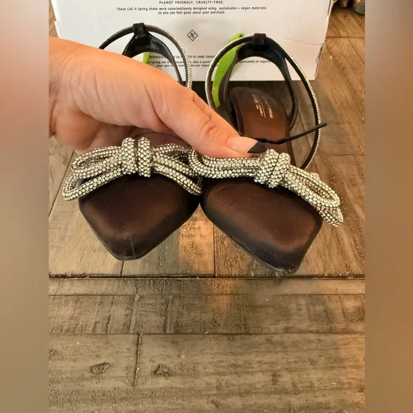 Call it Spring Galaa Rhinestone High Heels, size 7.5. - Picture 4 of 14